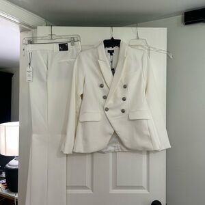 Express White Pantsuit